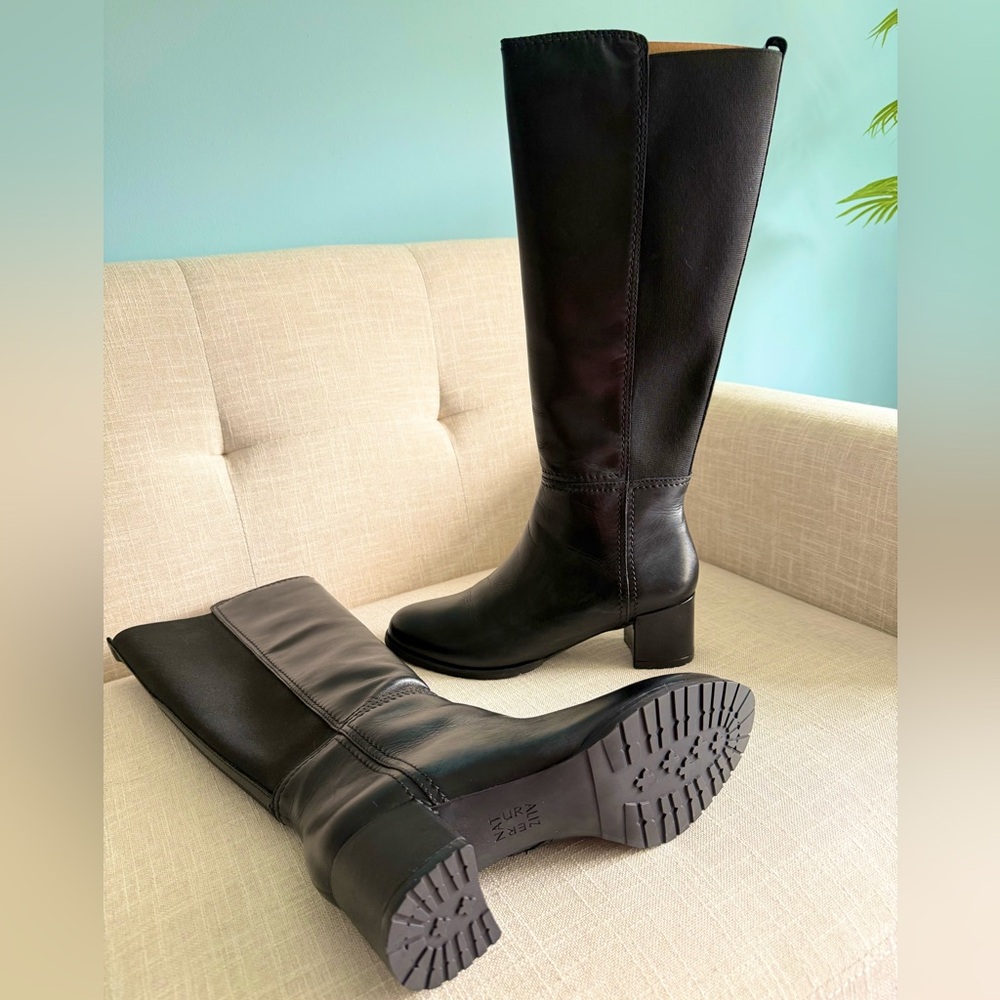 Naturalizer Black Heeled Boots
